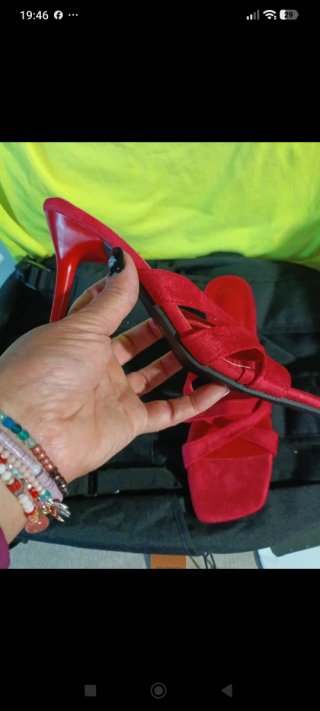 Sandalias Rojas Talla 38