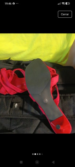 Sandalias Rojas Talla 38
