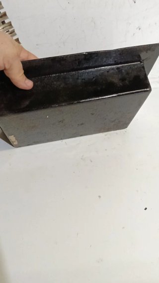 Parrilla Acero Inox pequeña  con Cajón Hierro fuer