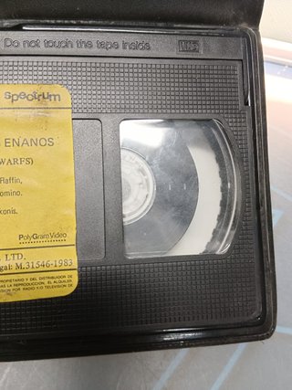 cinta VHS, video, LA DANZA DE LOS ENANOS - SERIE B , años 80, GUS TRIKONIS, CON MONSTRUOS