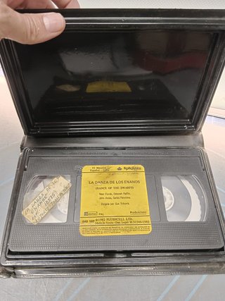 cinta VHS, video, LA DANZA DE LOS ENANOS - SERIE B , años 80, GUS TRIKONIS, CON MONSTRUOS