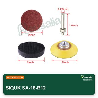 SIQUK 130 discos lijado abrasivo 50mm