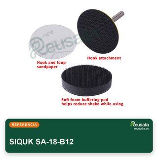SIQUK 130 discos lijado abrasivo 50mm