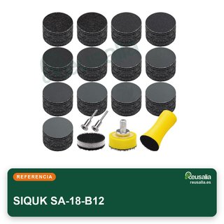 SIQUK 130 discos lijado abrasivo 50mm