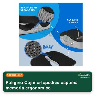 Cojín ortopédico espuma memoria ergonómico