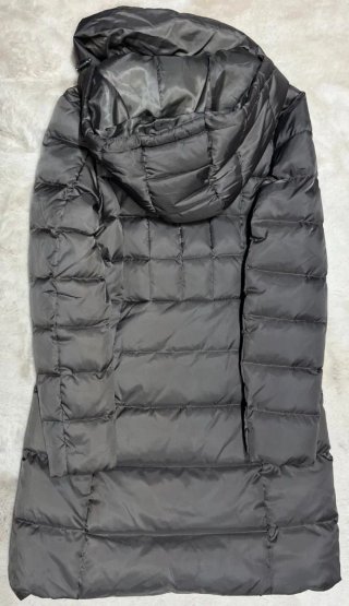 Chaqueta Larga Plumas Mujer Gris XS