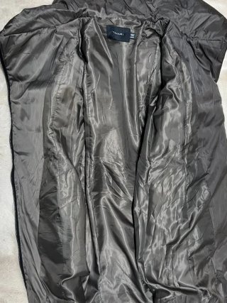 Chaqueta Larga Plumas Mujer Gris XS