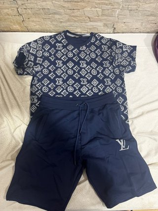 Conjunto Louis Vuitton Azul Talla L