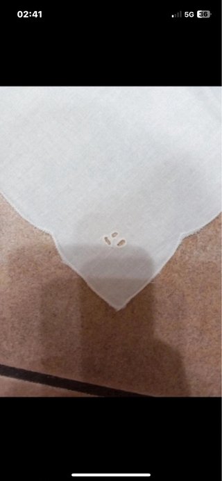 Servizio Tè Vintage Intaglio Uncinetto con 6 tovag