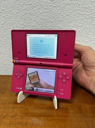 ¡IMPECABLE! Nintendo DSi Rosa + Cargador