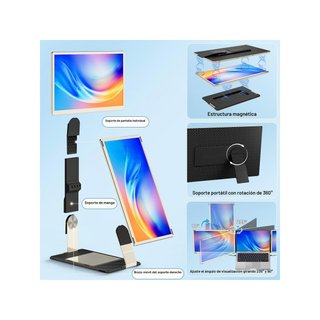 KEFEYA Monitor portátil 15.6” FHD triple