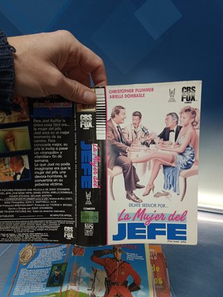 Lote 10 caratulas VHS, películas comedias, serie B, videoclub , años 80