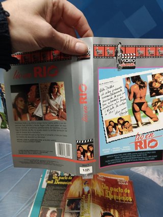 Lote 10 caratulas VHS, películas comedias, serie B, videoclub , años 80
