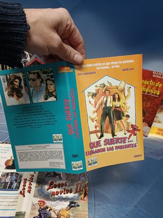 Lote 10 caratulas VHS, películas comedias, serie B, videoclub , años 80