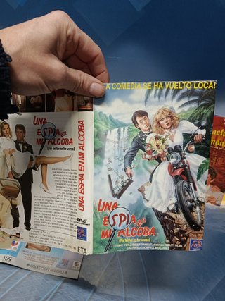 Lote 10 caratulas VHS, películas comedias, serie B, videoclub , años 80