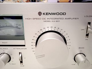 Amplificador Kenwood KA-801 Plata