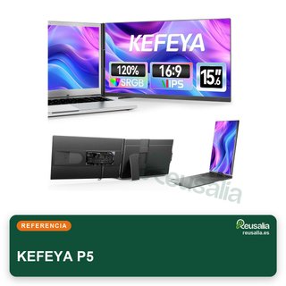 KEFEYA monitor portátil ligero alta resolución