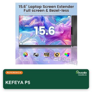 KEFEYA monitor portátil ligero alta resolución