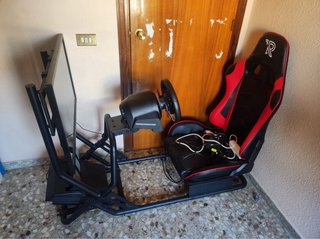 Sim Racing Thrustmaster Completo + Asiento NGCABLE