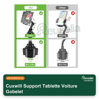 Supporto tablet auto portabicchieri universale 4-13''