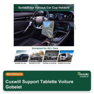 Supporto tablet auto portabicchieri universale 4-13''