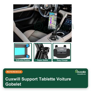 Supporto tablet auto portabicchieri universale 4-13''