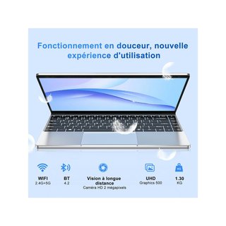 NOTODD 128GB Argento portatile 14" RAM SSD