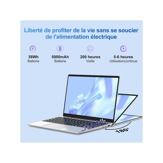 NOTODD 128GB Argento portatile 14" RAM SSD