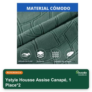 Ystyle funda sofá cojín elástico verde