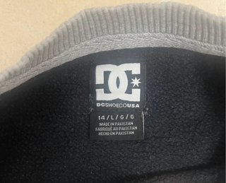 Sudadera DC Shoes gris y azul marino