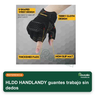 HLDD HANDLANDY guantes trabajo sin dedos