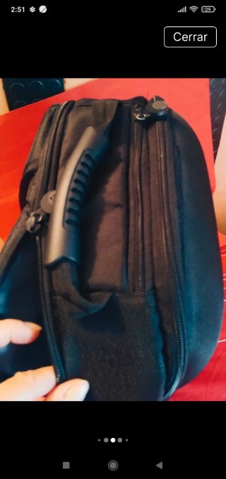 Mochila multiusos Negra Sin Estrenar