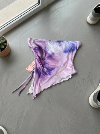 Top Tie Dye Morado Vintage