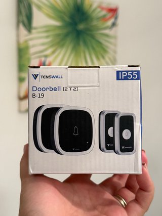Timbre Inalámbrico TENSWALL B-19 IP55