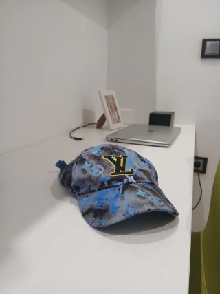 Gorra Louis Vuitton Azul/Gris