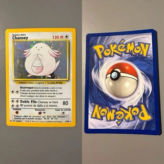 Carta Pokémon Chansey Base Set Español