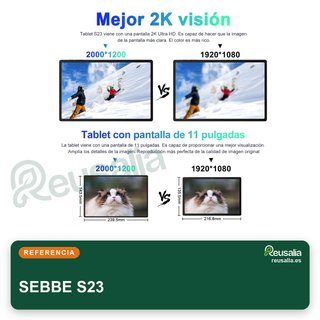 SEBBE S23 256GB Marrone Tablet Android 13