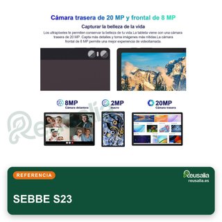SEBBE S23 256GB Marrone Tablet Android 13