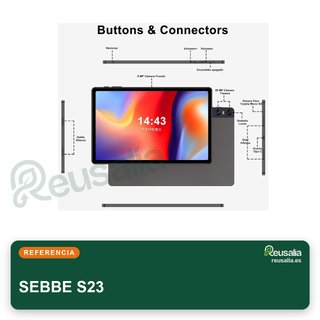 SEBBE S23 256GB Marrone Tablet Android 13