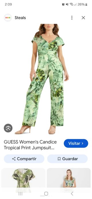 Mono Guess Candice Estampado Tropical