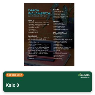 Ksix despertador digital carga rápida inalámbrica