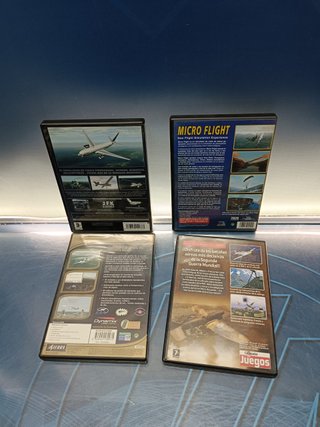 4 videojuegos PC DVD-ROM , Flight Simulator