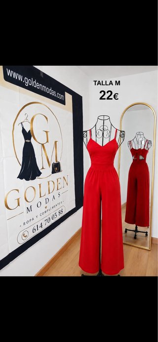 Mono largo rojo talla M GOLDEN MODAS
