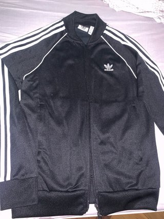 Chaqueta Adidas Original Cremallera Negra