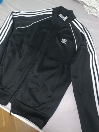 Chaqueta Adidas Original Cremallera Negra