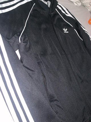 Chaqueta Adidas Original Cremallera Negra