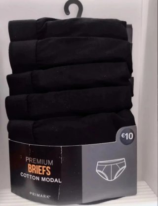PACK DE 5 SLIPS PRIMARK  REGALO PACK CON 2 MAS