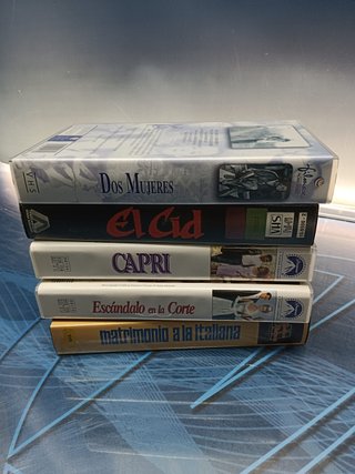 5 vhs, Películas de Sofia Loren