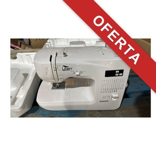 - Uten 2200 máquina coser portátil eléctrica LED