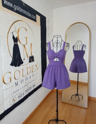 Mono corto morado